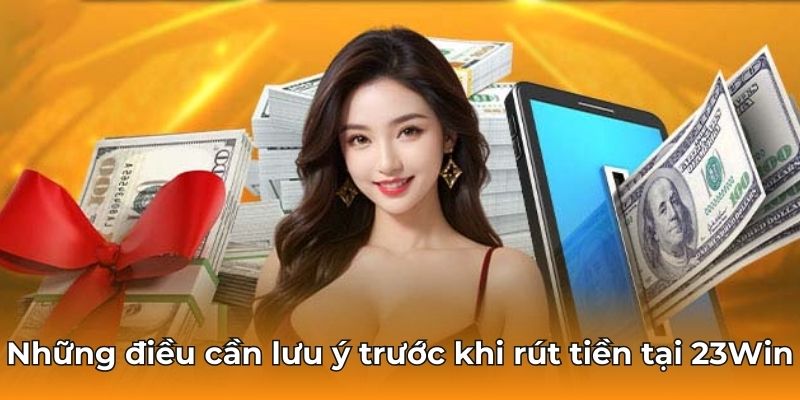 Những điều cần lưu ý trước lúc rút tiền tại 23Win